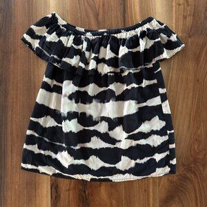 Karen Millen off shoulder print top, sz 4